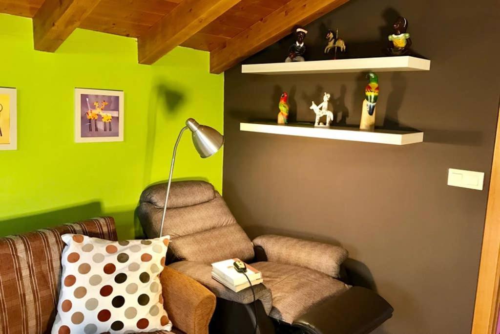 Tranquila Casita De Invitados En Vigo Con Chimenea Eksteriør bilde