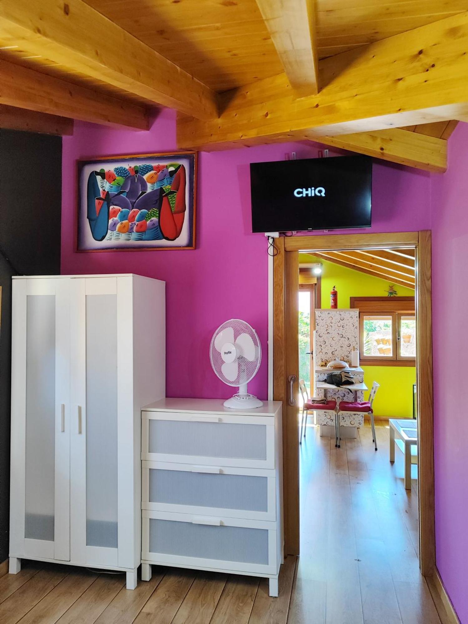 Tranquila Casita De Invitados En Vigo Con Chimenea Eksteriør bilde