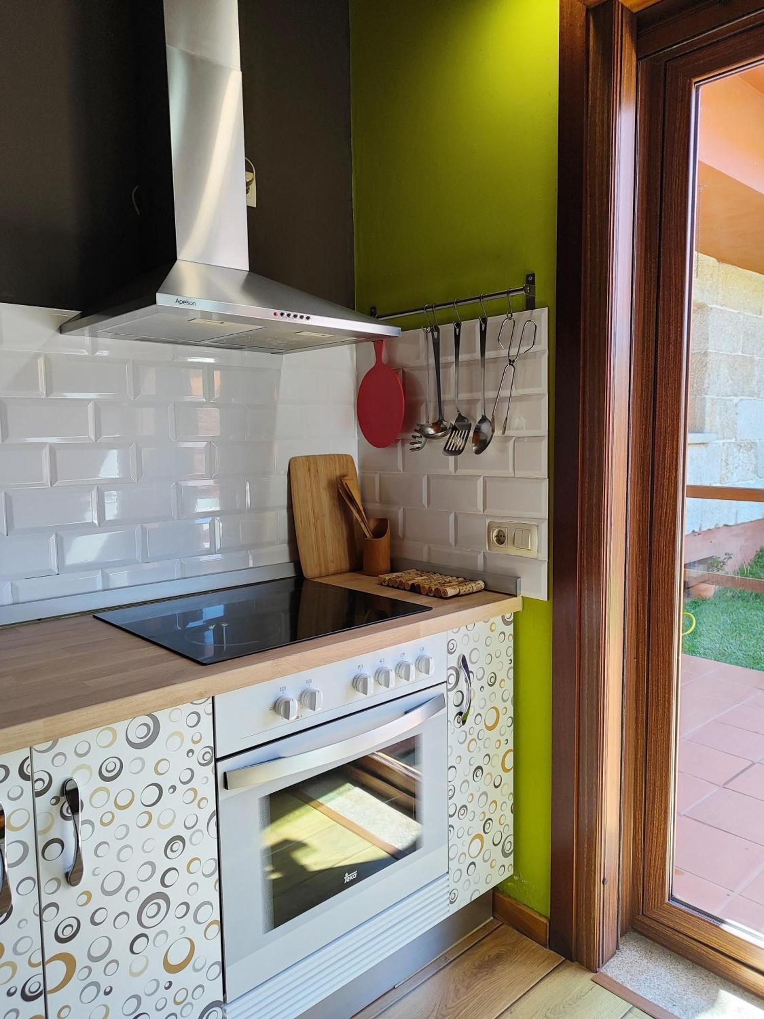 Tranquila Casita De Invitados En Vigo Con Chimenea Eksteriør bilde